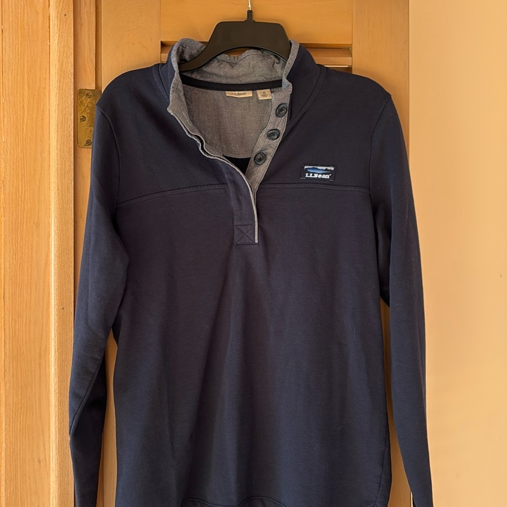 LL Bean Quarter Button Up